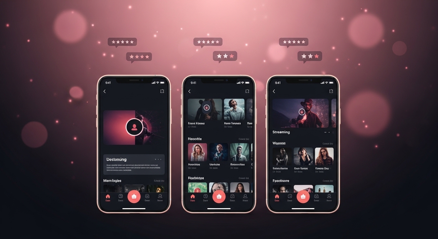 アダルトライブチャット 比較表 TOP3